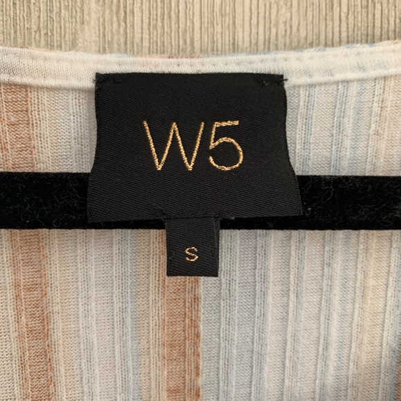 W5 Size Small Striped Blouse - Picture 3 of 5
